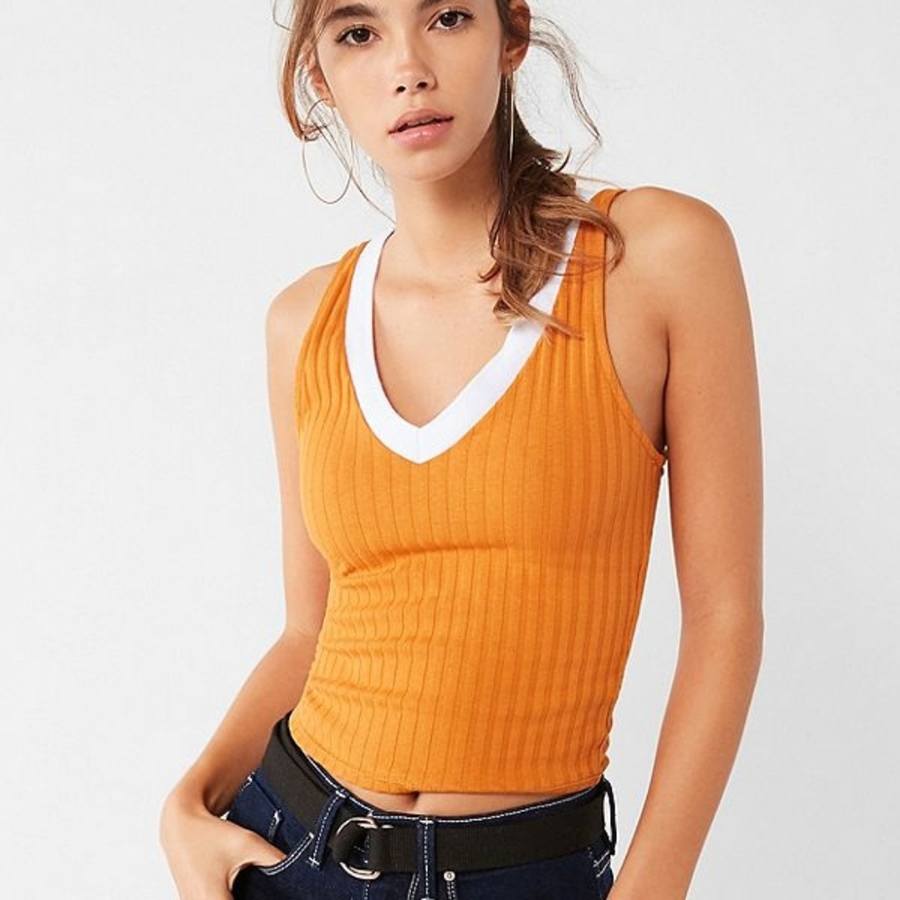 Urban Outfitters Mustard Tank Top